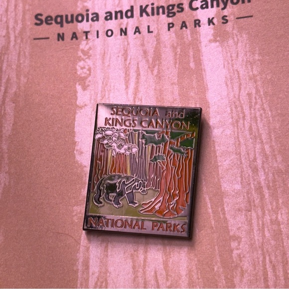 Sequoia and Kings Canyon National Parks Official Collectors Pin Forest Bear - Picture 5 of 5